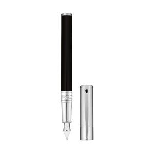 S.T. DUPONT Pluma Estilográfica Duo tone Black & Chrome