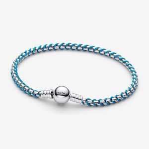 Pulsera Cadena Caja Cordón Azu