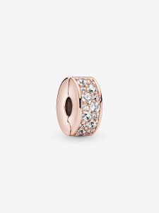 Charm de Clip Pavé Transparent