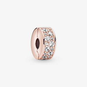 Charm de Clip Pavé Transparent