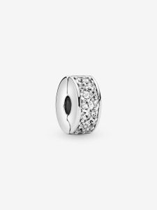 Charm de Clip Pavé Transparent