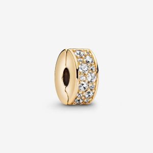 Charm de Clip Pavé Transparent