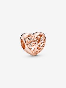 Charm de Corazón Árbol Genealó