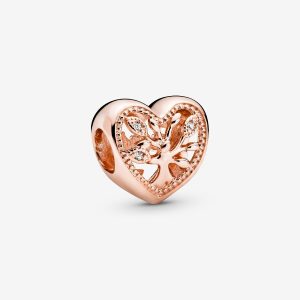 Charm de Corazón Árbol Genealó