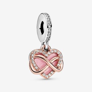 Charm Colgante Corazón Infinit