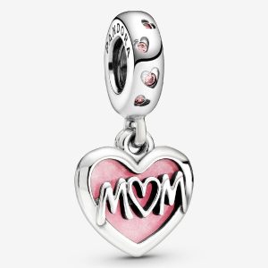 Charm Colgante Corazón Mum