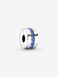 Charm de Clip Azul Brillante