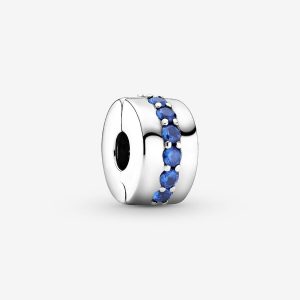 Charm de Clip Azul Brillante