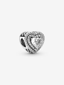 Charm Corazones Brillantes