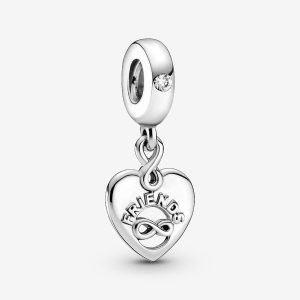 Charm Colgante Corazón Amigos