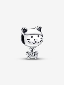 Charm Mascota Gato y Lazo