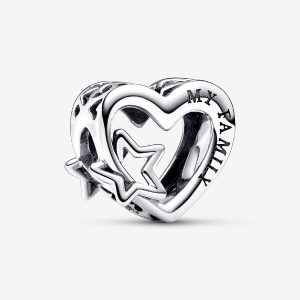 Charm Corazón en filigrana Fam