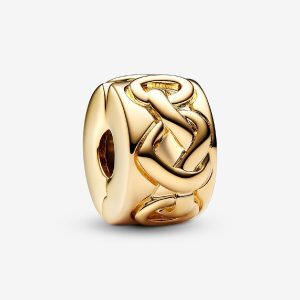 Charm de Clip Corazones Anudad