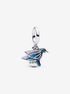 Charm Colgante Doble Colibrí