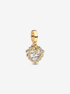 Charm Colgante Doble Corazón B