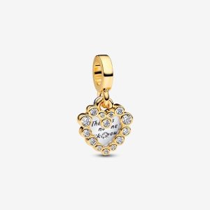 Charm Colgante Doble Corazón B