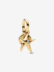 Charm Colgante Doble Estrella