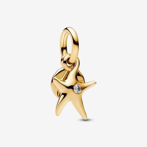 Charm Colgante Doble Estrella
