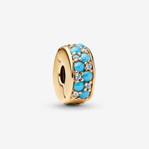 Charm de Clip Azul Agua