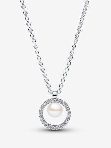 Collar Pavé y Perla Cultivada