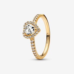 Anillo Corazón en Relieve