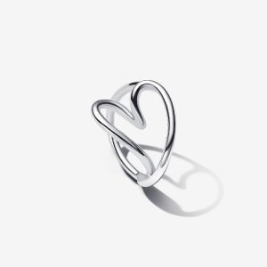 Anillo Corazón Forma Orgánica