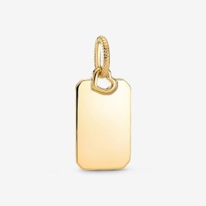Colgante Etiqueta Rectangular Grabable