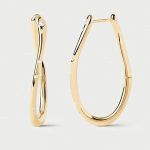 Aros de Plata bañada en Oro