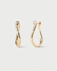 Aros de Plata bañada en Oro