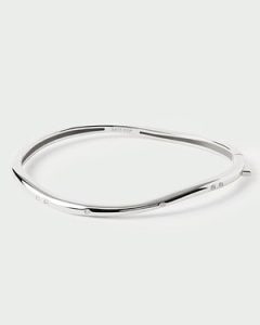 Aro Pulsera de Plata forma