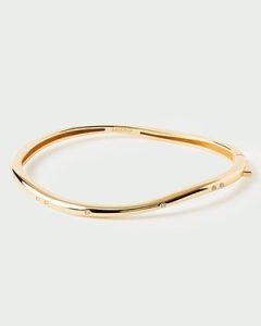 Aro Pulsera de Plata bañada