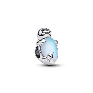 Charm de sello de plata de ley