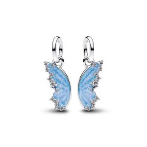 Colgante de mariposa de plata