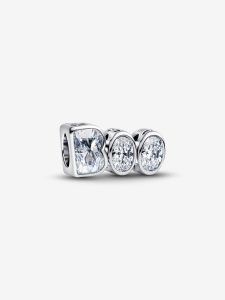 Charm BOO de Plata y Circonita