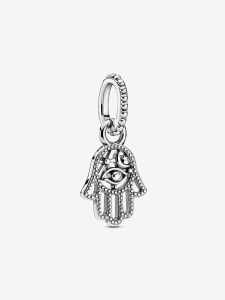 Charm Colgante Mano de Fátima Plata de primera ley