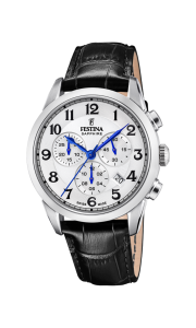 RELOJ FESTINA SWISS HOMBRE CRONÓGRAFO ESFERA BLANCA