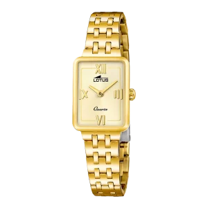 RELOJ LOTUS MUJER 2GETHER DORADO CORREA DE ACERO INOXIDABLE
