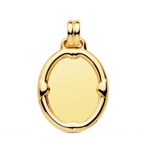 18K PLACA CHAPA ORO AMARILLO