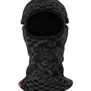 Balaclava Sprayground Knit black warp