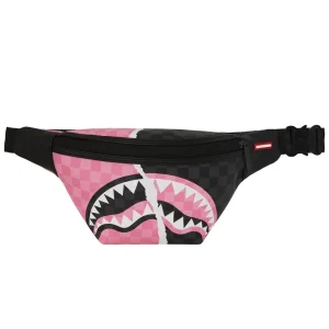 Bandolera Sprayground Pink and Black Tear Sip Crossbody