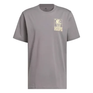 Camiseta Adidas World Wide Hoops Gris