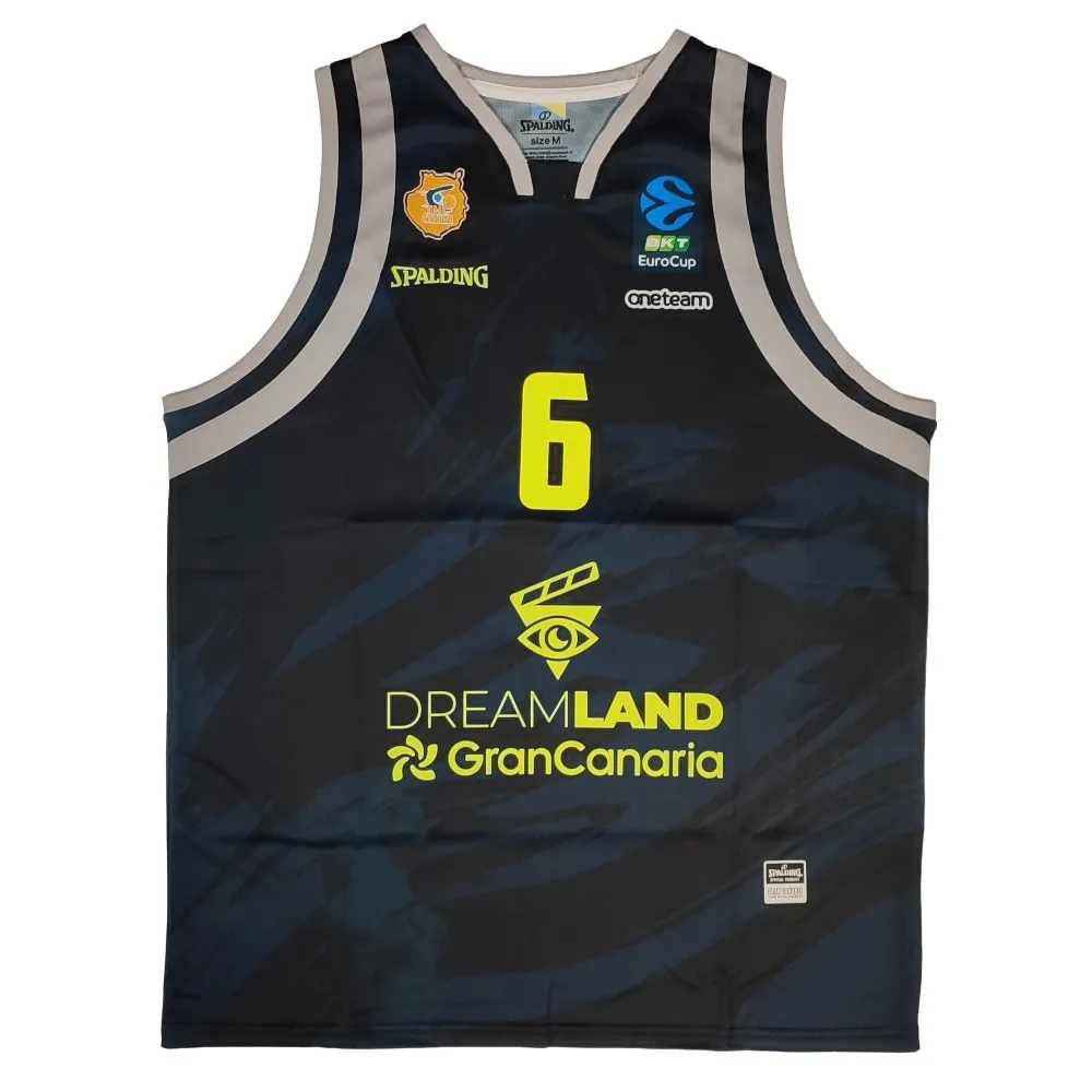 Camiseta Andrew Albicy Gran Canaria Eurocup Spalding 1 Camiseta Andrew Albicy Gran Canaria Eurocup Spalding