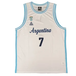 Camiseta Facundo Campazzo Argentina baloncesto – Peak blanca