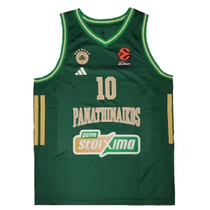 Camiseta Kostas Sloukas Panathinaikos Baloncesto Euroliga Oficial Adidas