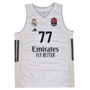 Camiseta Real Madrid Baloncesto Adidas 2025-26 Blanca – Personalizada