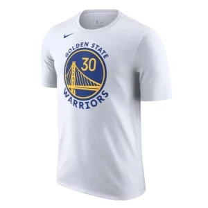 Camiseta Stephen Curry N&N Association Edition Golden State Warriors Blanca