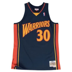 Camiseta Stephen Curry Warriors 2009 Mitchell and Ness Retro Swingman azul