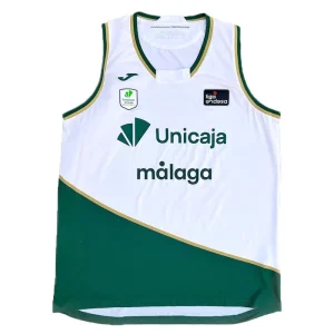 Camiseta Unicaja Malaga blanca Liga Endesa 2025-26 Joma