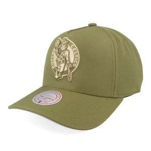 Gorra curva Celtics Fashion Basic Pro Olive Snapback Mitchell and Ness
