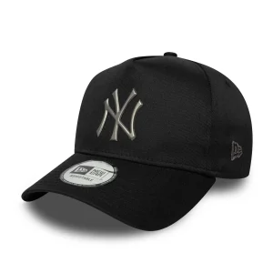 Gorra New York Yankees 9FORTY New Era E-Frame MLB Metallic black
